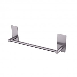 Bathroom Lavatory Self Adhesive Single Towel Bar 12-Inch, Brushed SUS304 Stainless Steel, A7000S30-2